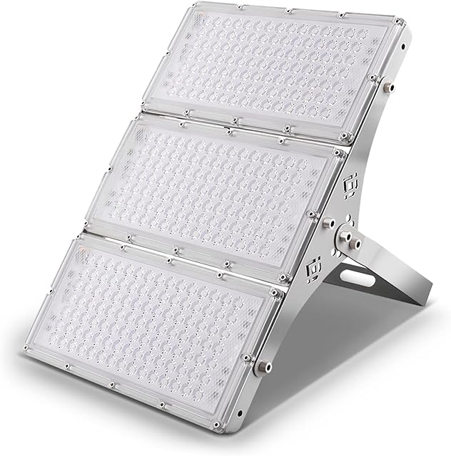 Viugreum 300W Outdoor LED Floodlight, IP66 Waterproof Spotlight Security Light, Super Bright 24000lm Worklight Wall Light for Yard, Garden, Garage, Hallway,6500K Cold White