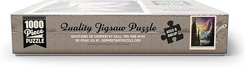 Miniatura 10 de MyPuzzle Rocky Mountain National Park Pyramid Peak, póster vintage, rompecabezas premium de 1000 piezas para adultos