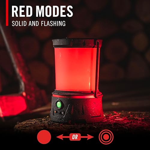 Miniatura 5 de Coast EAL40R Linterna de camping de emergencia recargable de 2500 lúmenes con modo intermitente rojo, mosquetón, difusor, mango plegable, modo bajo