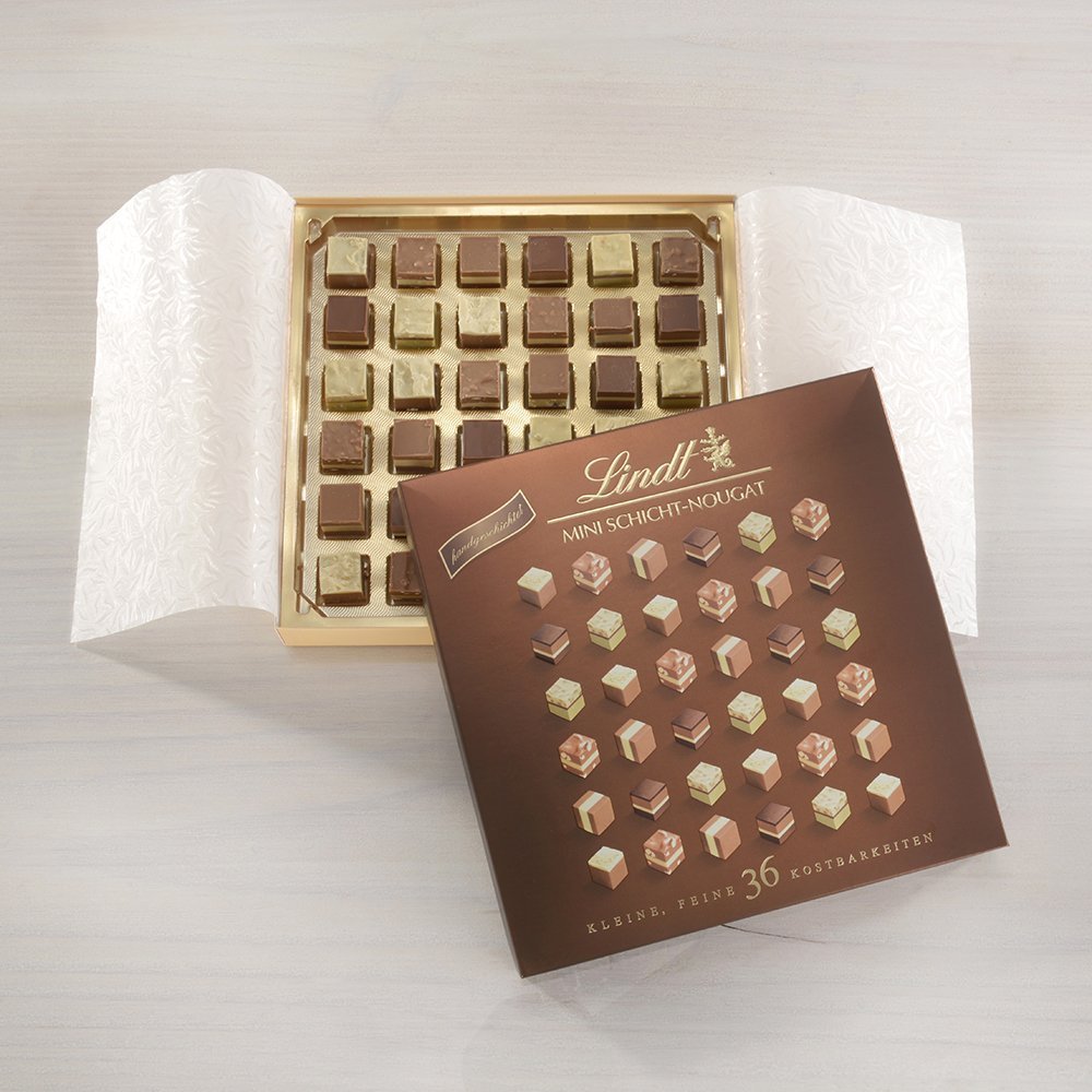 2er Pack Lindt & Sprüngli Mini Pralinés Nougat (2x165g)