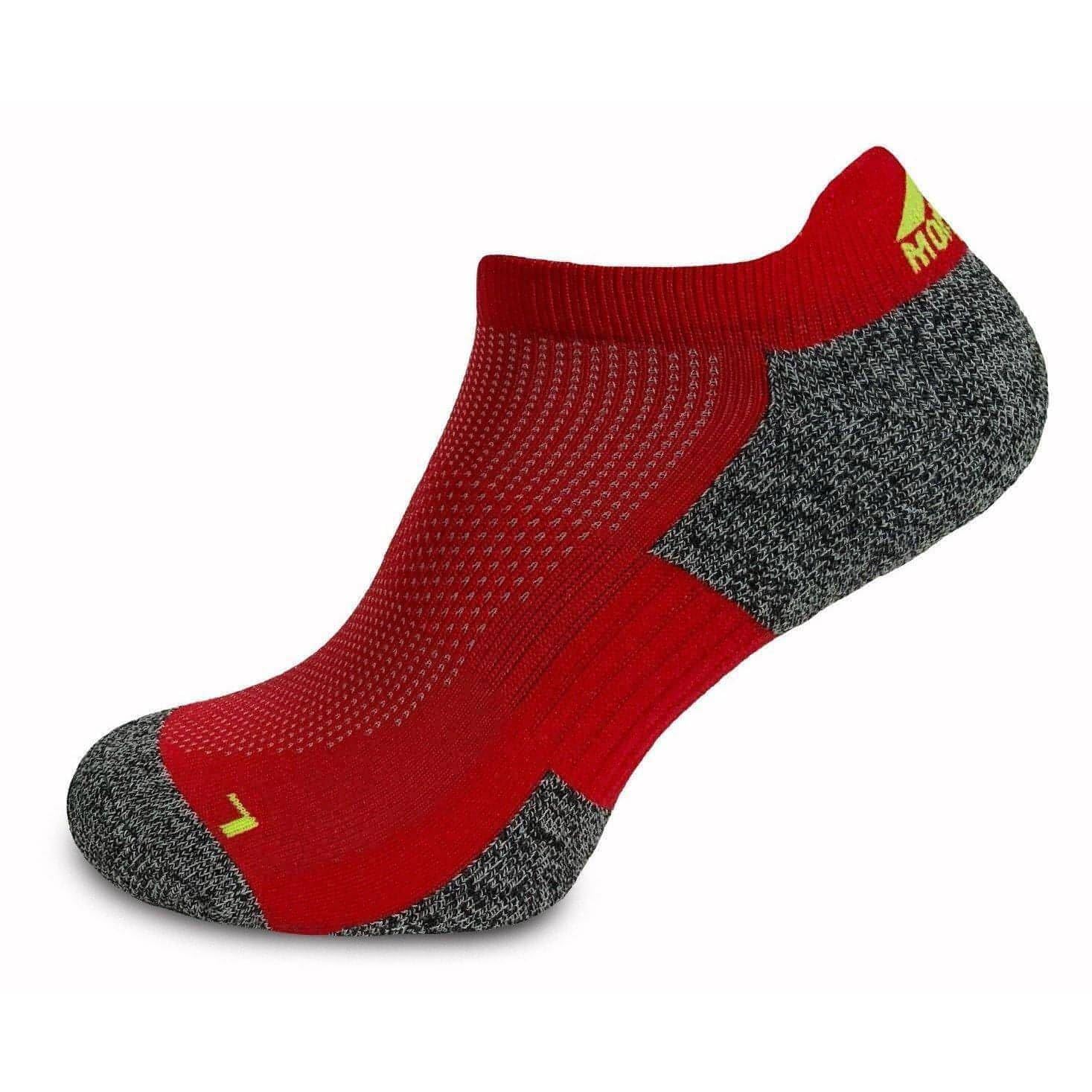 More Mile Challenger Running Socks - Red - 8.5-10.5
