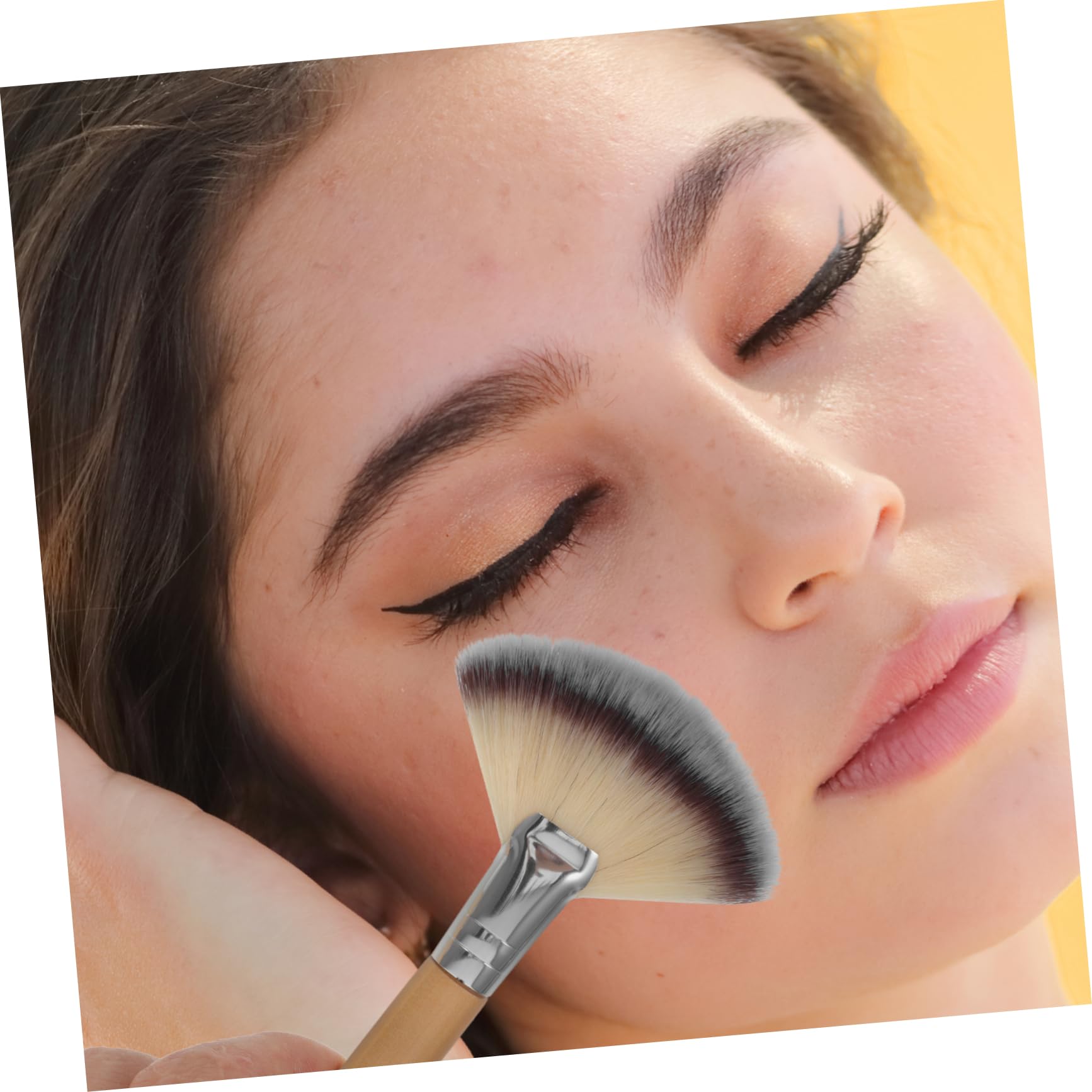 Healeved 20pièces Pinceaux De Maquillage Éventail Pinceaux Pour Fond De Teint Blush Et Outils De Maquillage Et