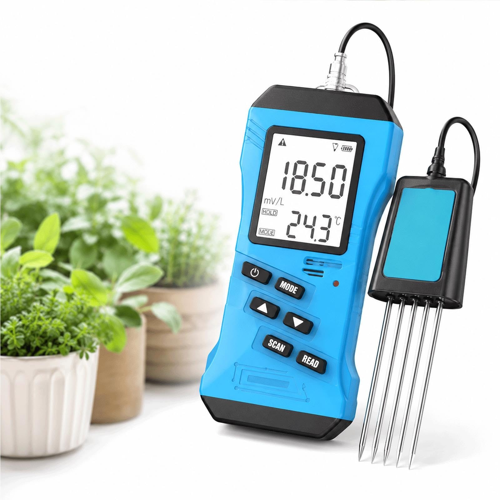 Strumento Impermeabile, Kit 7 In 1, Misuratore Digitale, pH, Nutrienti