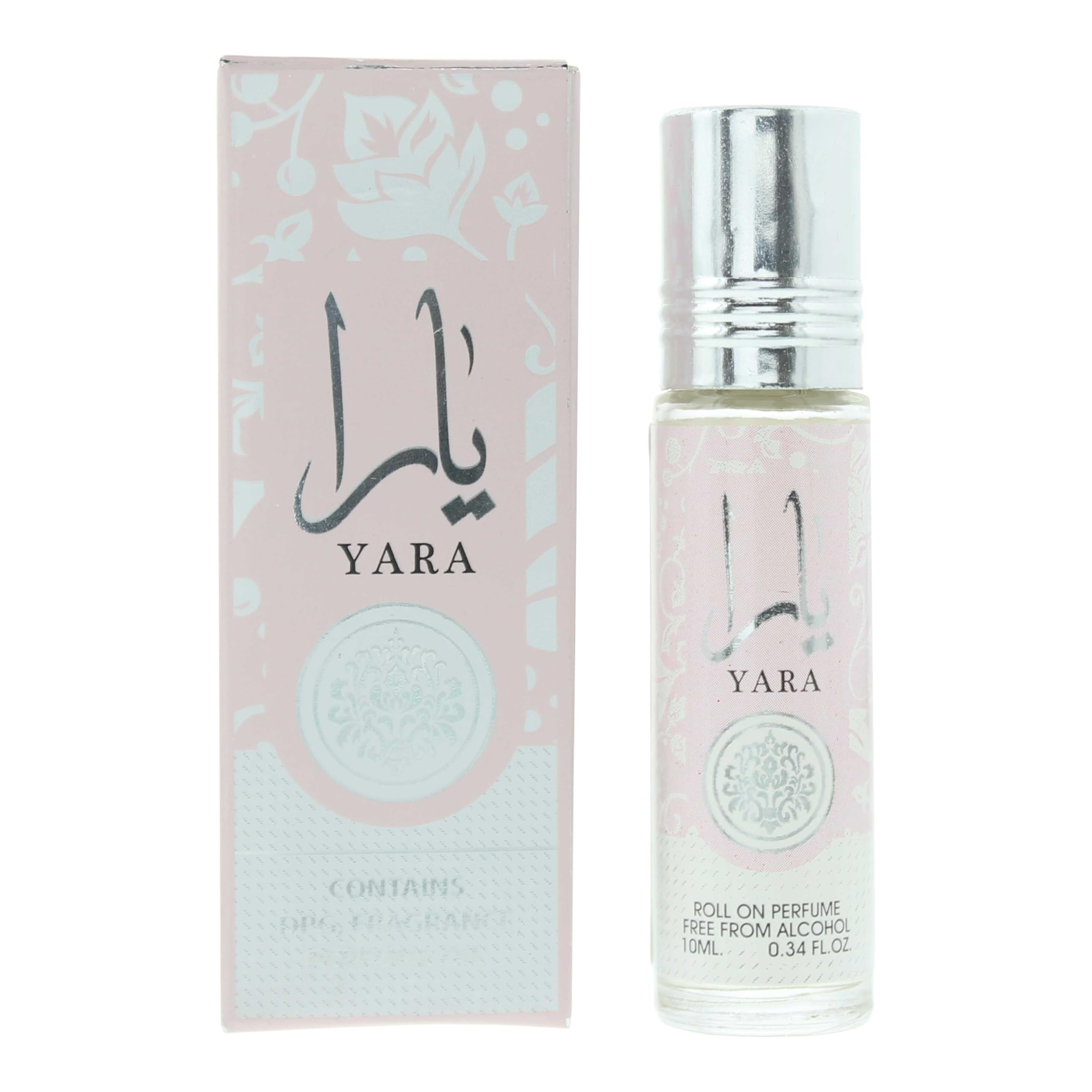 Yara - Aceite de perfume Lattafa de 10 ml para mujer, aroma árabe Attar en rollo floral suave vainilla en polvo