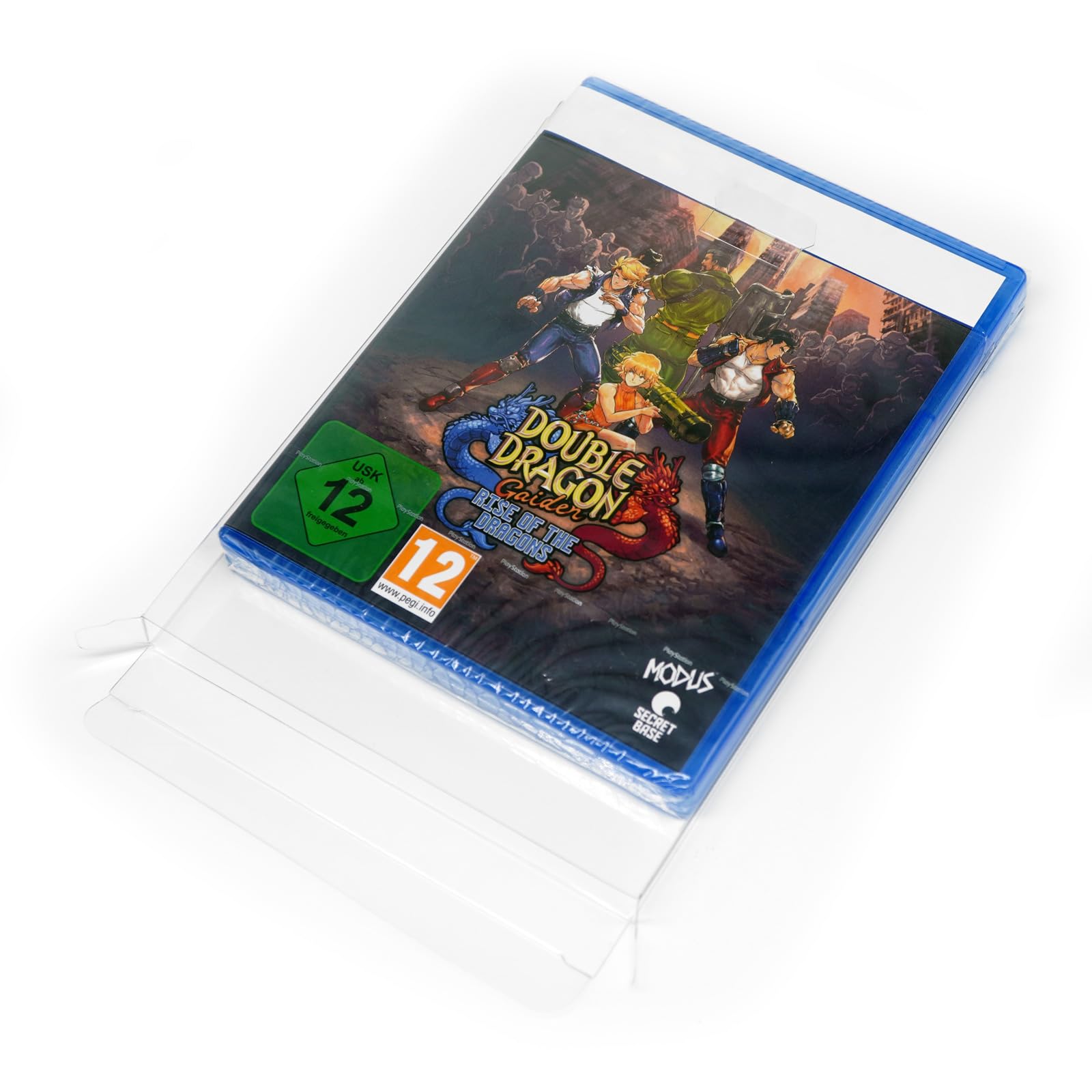 RetroRetter 100x Schutzhüllen V2 für PlayStation 5 (PS5) Spiele OVP 0,35 mm - Game Protector Cases