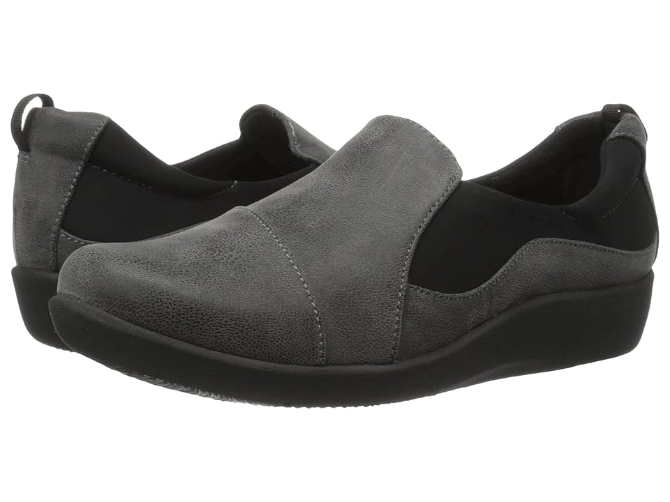 

Clarks Sillian Paz (Grey Synthetic Nubuck) Women's Shoes