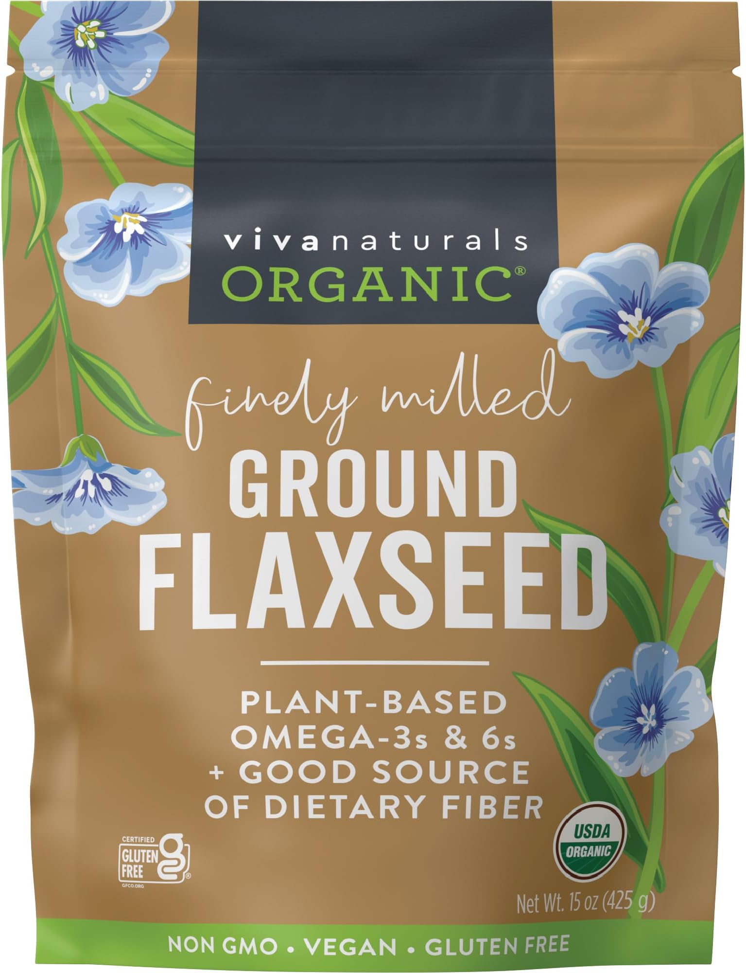 Ground Flax Seed - 15oz