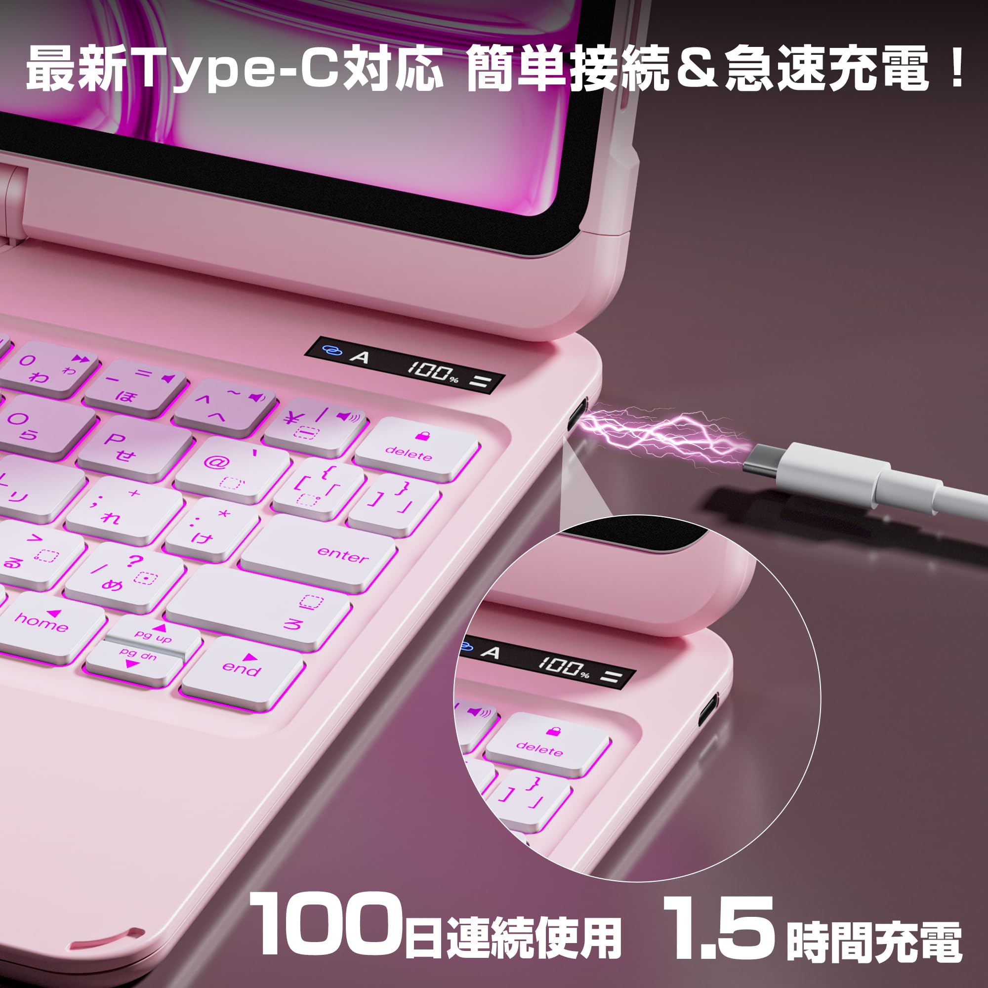 Amazon.co.jp: Sencela iPad用キーボード付きケース iPadAir 13インチ