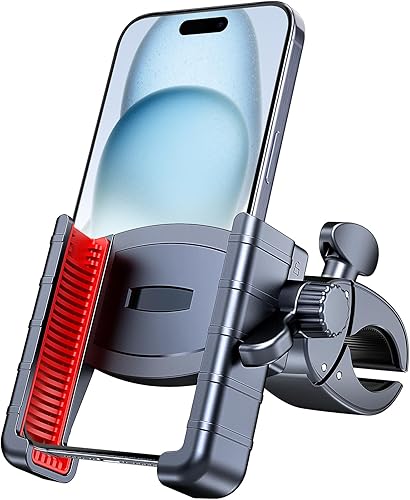 Miniatura 8 de Soporte de teléfono para bicicleta, bloqueo rápido, apto para cámaras, soporte de teléfono de motocicleta, abrazadera para manillar para cochecito,