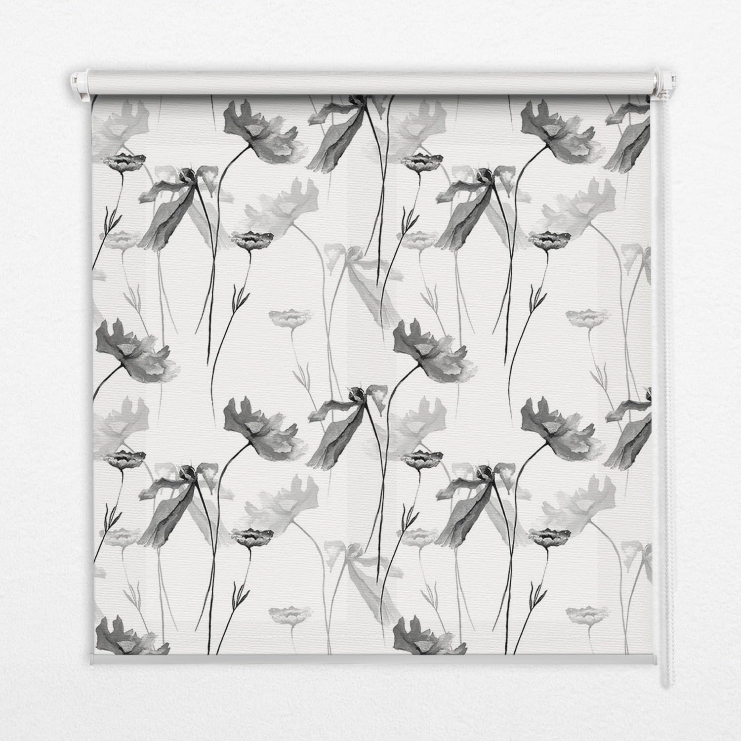 Store enrouleur haut de gamme Tulup 140x240cm au design floral épuré