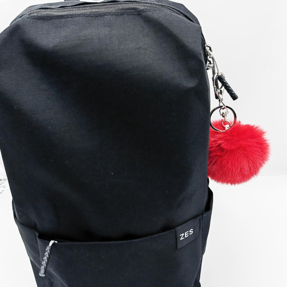 Pom Poms Keychains Faux Rabbit Fur Fluffy Pompoms Keyring for Women Handbag Bag Pendant
