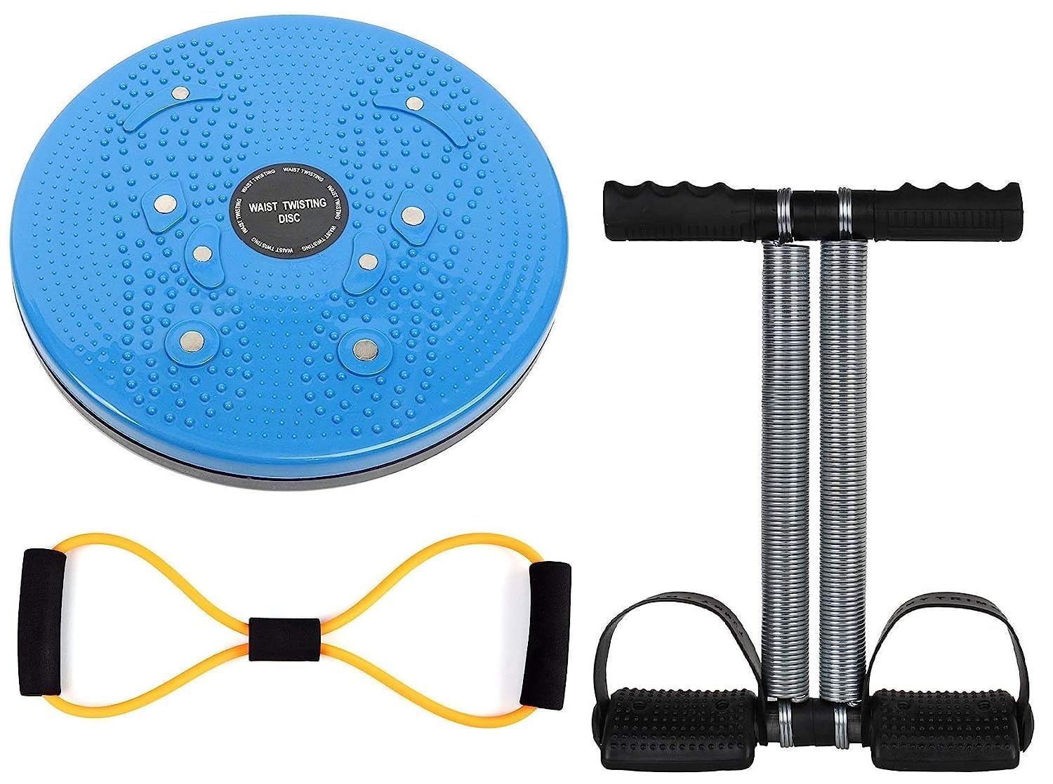 VIRTUAL WORLD Tummy Trimmer | Twister Toning Tube 3 in 1 Combo Burn Off Weight Loss Abs Exercise Fitness Equipment Home Gym for Men and Women-image-40