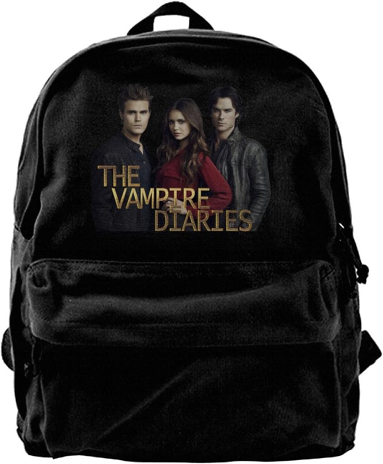 Bandy The Vampire Diaries Canvas Double Shoulder Bag Computer Backpacks Electronics
