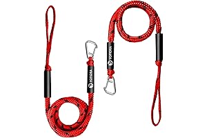Bungee Dock Line Boat Accessories - Pontoon, Jet Ski, Kayak Accessories with...
