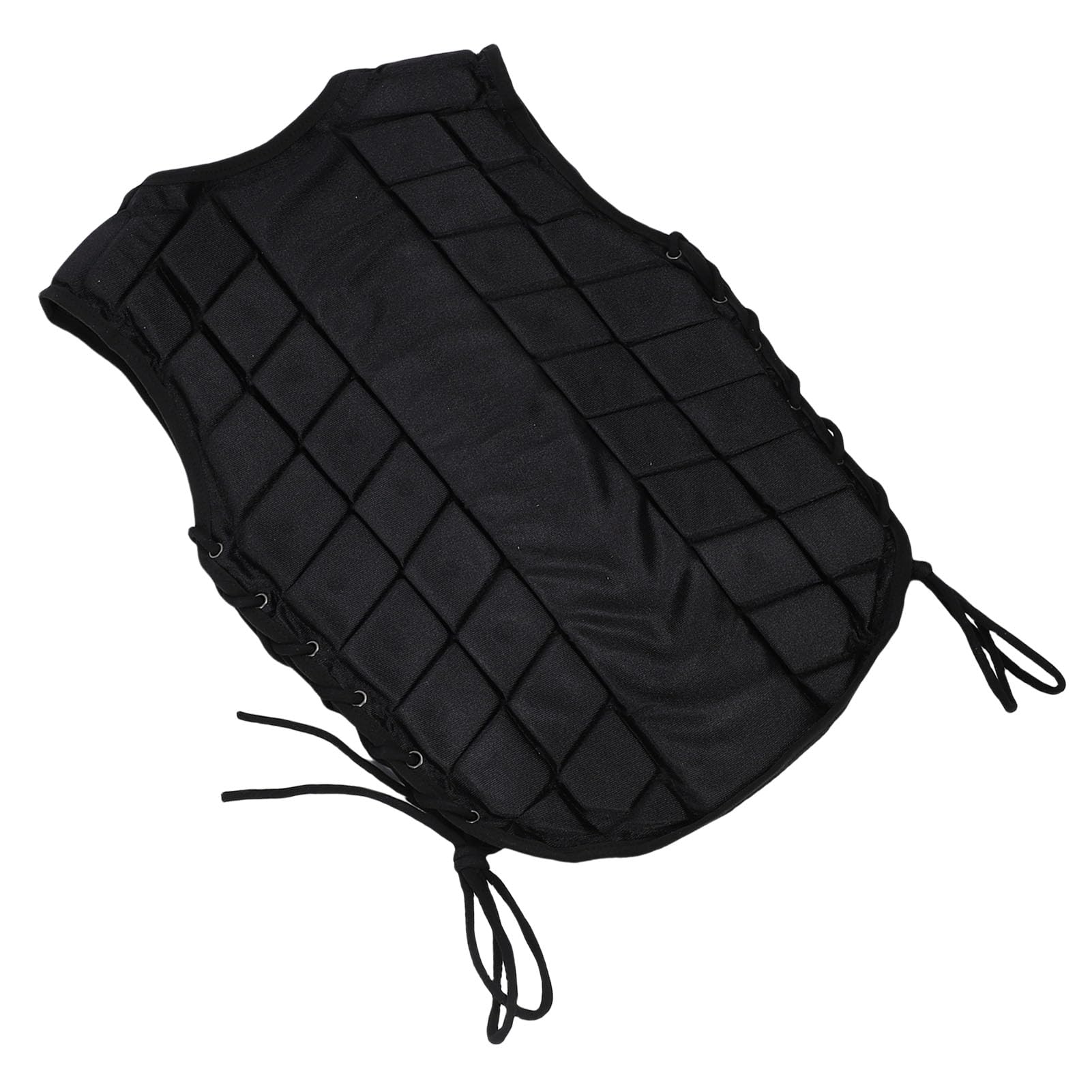 RiToEasysports Chaleco protector, chaleco de espuma para montar a caballo, ajuste ajustable para niños y niñas, absorción de golpes, comodidad transpirable, cierre cómodo de la cremallera frontal,