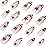 Almond Press on Nails Medium French Tip With Leopard Print Design - Glue on Star Acrylic Full Cover Stick on Winter Artificial Nails for Women Manicure 24Pcs