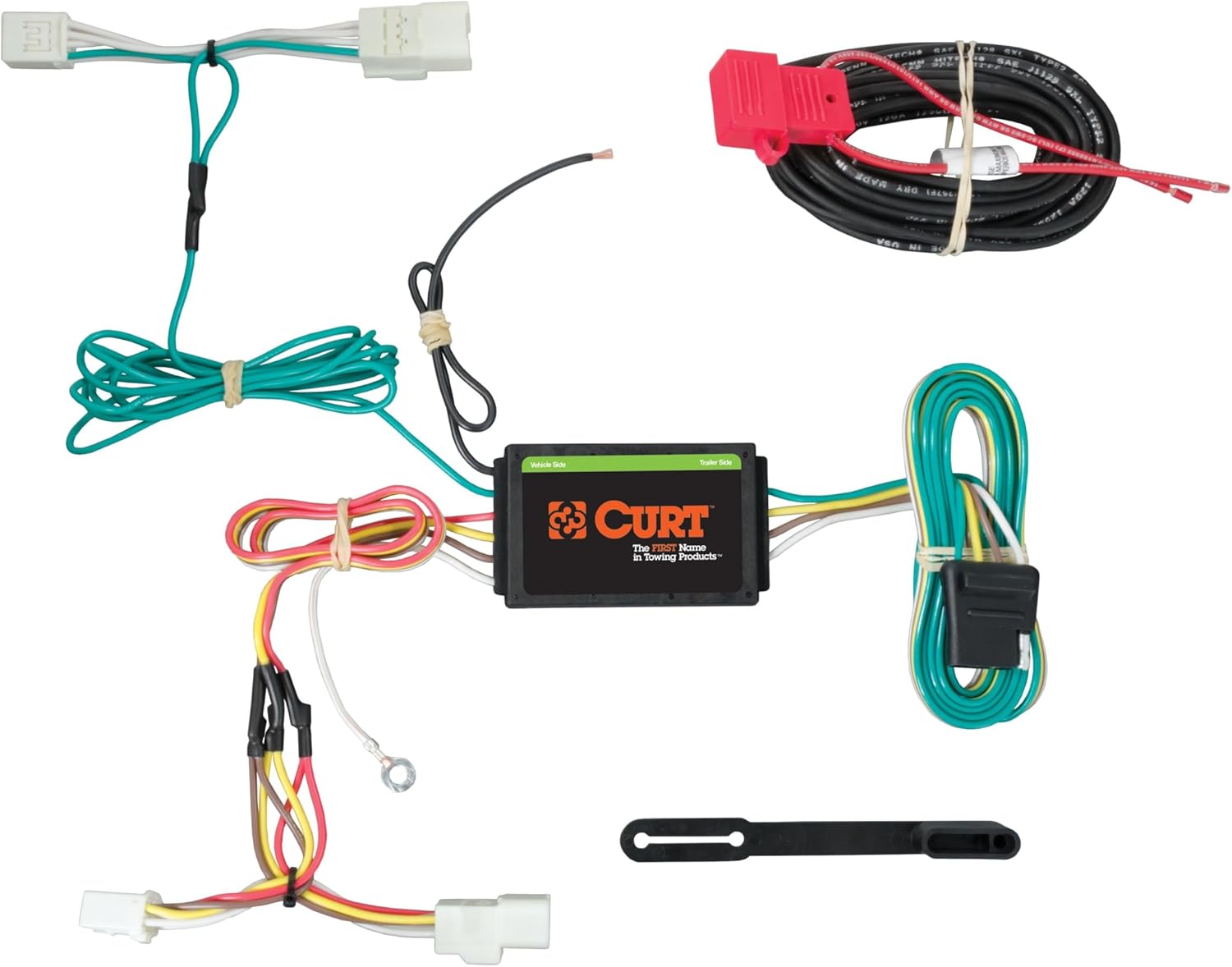 CURT 56259 Vehicle-Side Custom 4-Pin Trailer Wiring Harness, Fits Select Subaru WRX