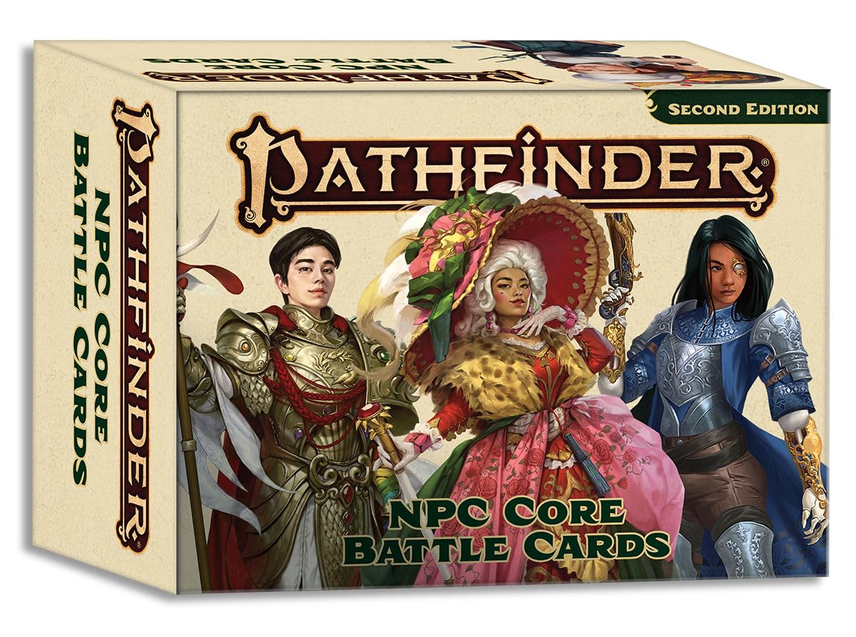 Paizo Publishing NPC Core Battle Cards Paizo NPC Core Battle Cards