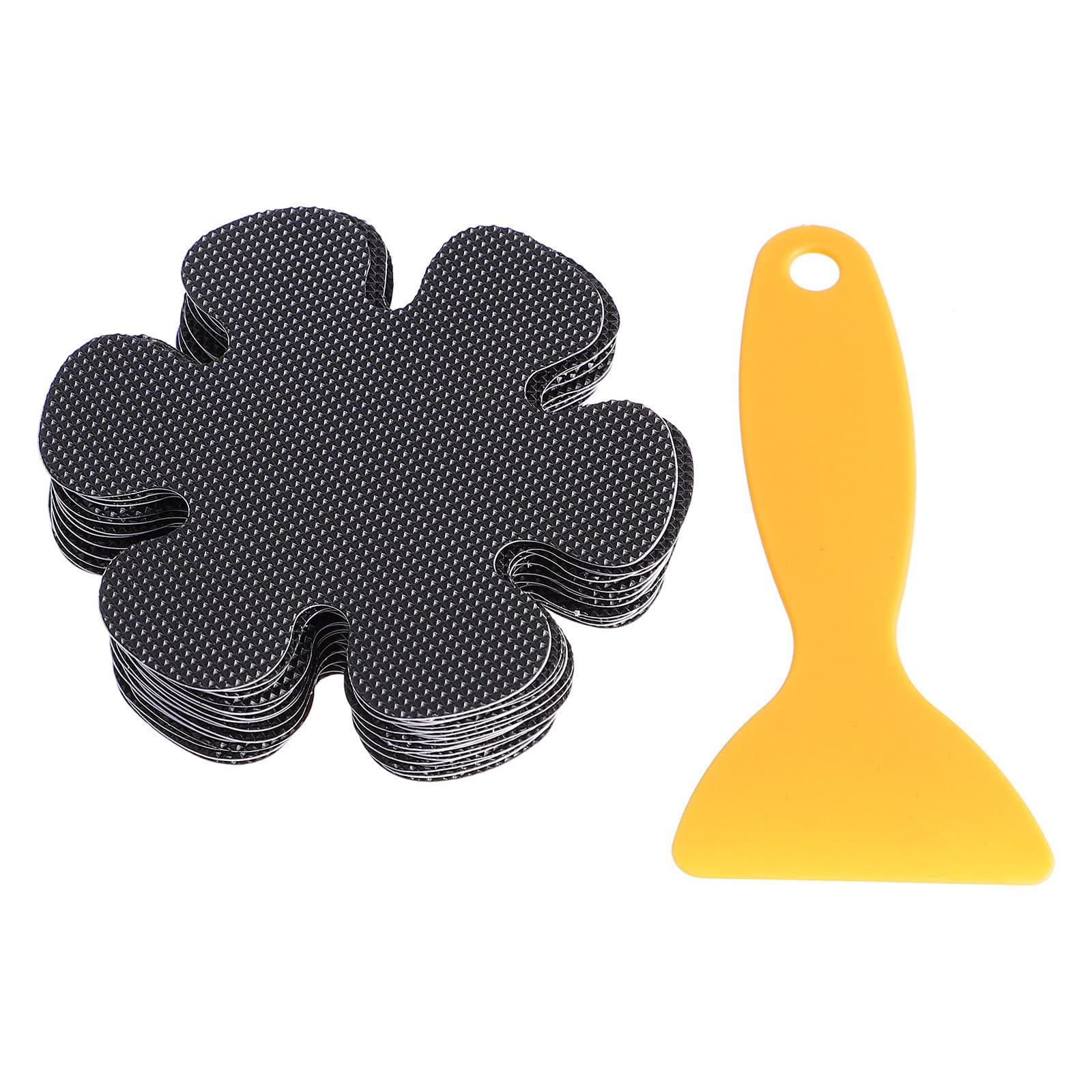 Pegatinas antideslizantes para bañera con forma de flor para hoteles y baños familiares