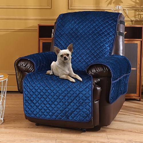 LUFEIJIASHI Fundas reclinables antideslizantes e impermeables para sillas reclinables grandes para sillas de cuero, funda reversible para sofá