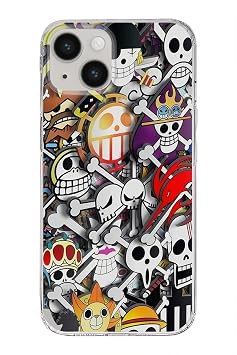 PrintiFy Apple iPhone 14 ile Uyumlu Kapak Anime Tasar ml  1mm Fit  effaf Silikon K l f