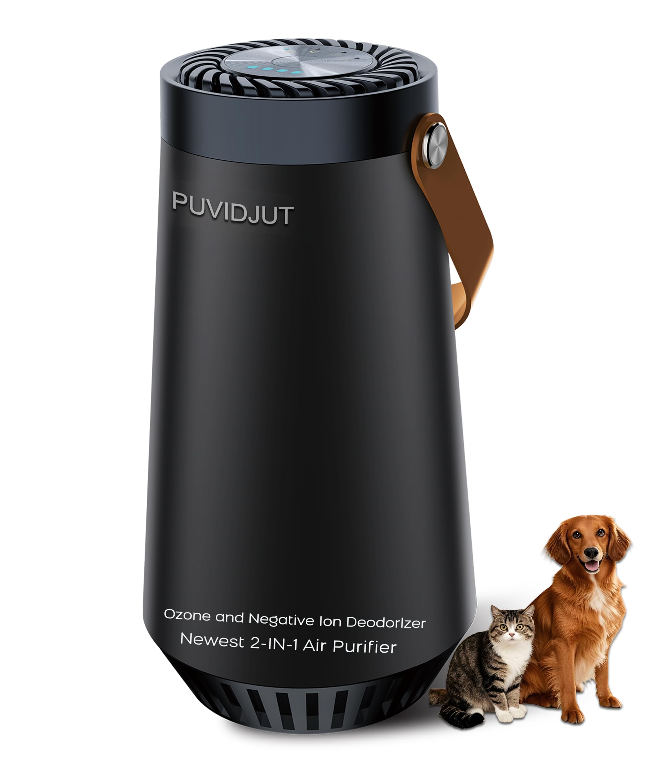 Ozone Machine for Car and Ionic Air Purifier 2-IN-1 to Clean Pet Smell,Smoke Odor, and Dust, Pollen for Home Room, Car and Personal Spaces