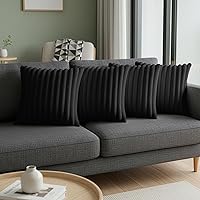 Vista 13 de Fundas de almohada blancas 20 x 20 juego de 4, linda funda de almohada boho para sofá/cama, fundas de almohadas decorativas para sofá/cama, fundas