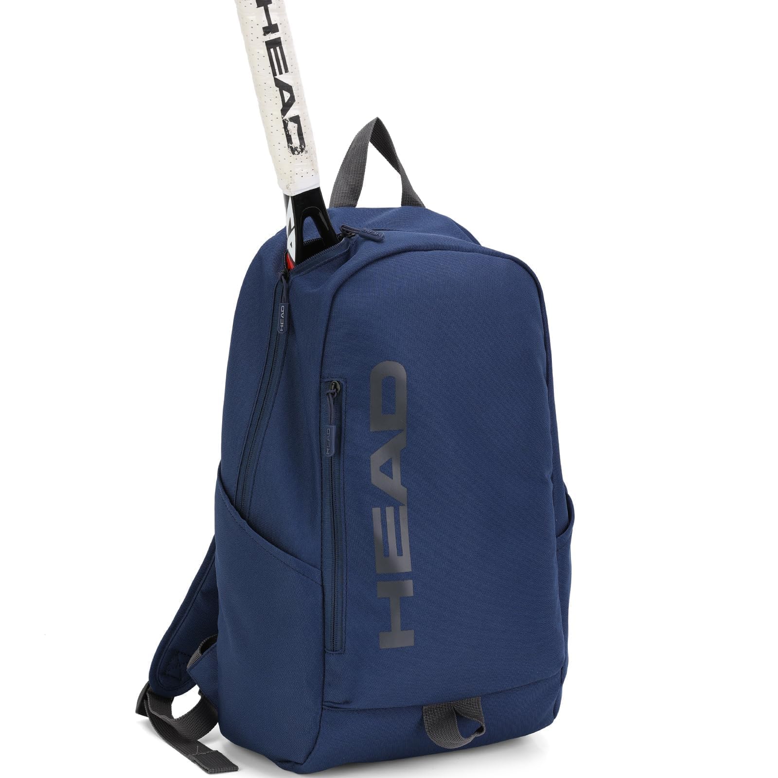 HEAD Waterproof Gym Backpack for Women/Men, Compact Laptop Backpack for College/Sport/Fitness/Work/Daily, (Navy Blue)