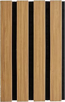 Decoranddecor Acoustic Slat Wood Wall Panels and Ceiling Panelsling Decorative 3D MDF 16cmx24cm - Oak