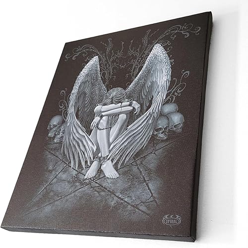 Miniatura 3 de Spiral - Póster en lienzo de ángel esclavizado (9.8 x 7.5 in), diseño de ángel esclavizado