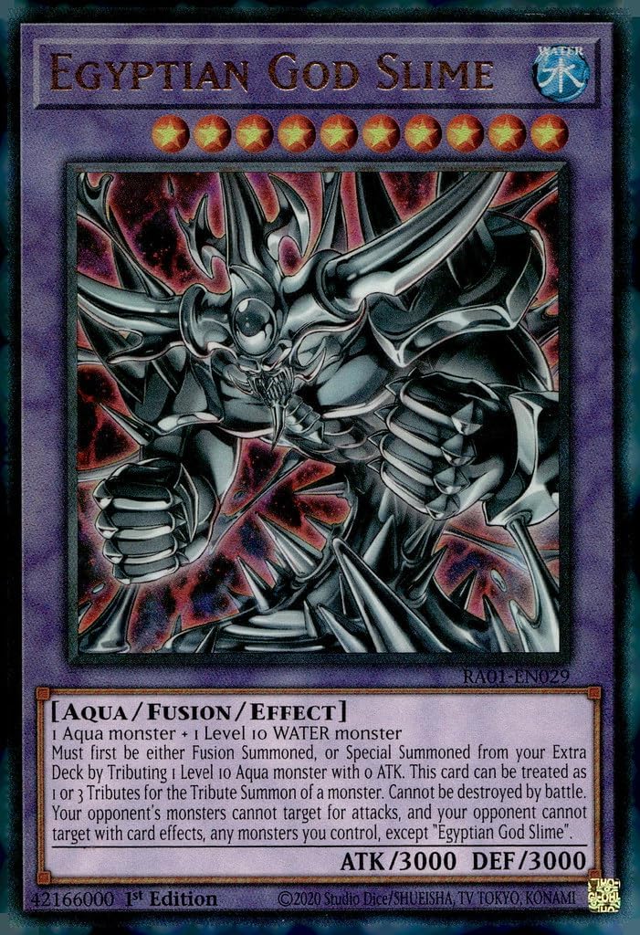 Egyptian God Slime (PUR) - RA01-EN029 - Prismatic Ultimate Rare - 1st Edition