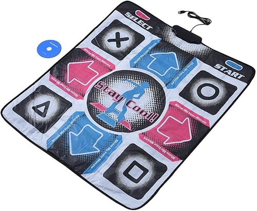 Miniatura 8 de Bewinner - Bloc de baile para niños y adultos, antideslizante, duradero, resistente al desgaste, para baile, música, juego, bailarina, manta con