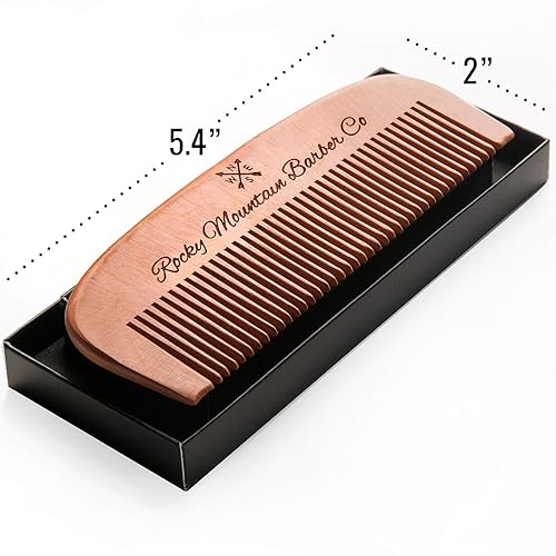 Miniatura 2 de Peine para el cabello. Cepillo para barba de madera antiestática, no enreda. Hecho a mano. Para el cabello, bigote con diseño de alta calidad en