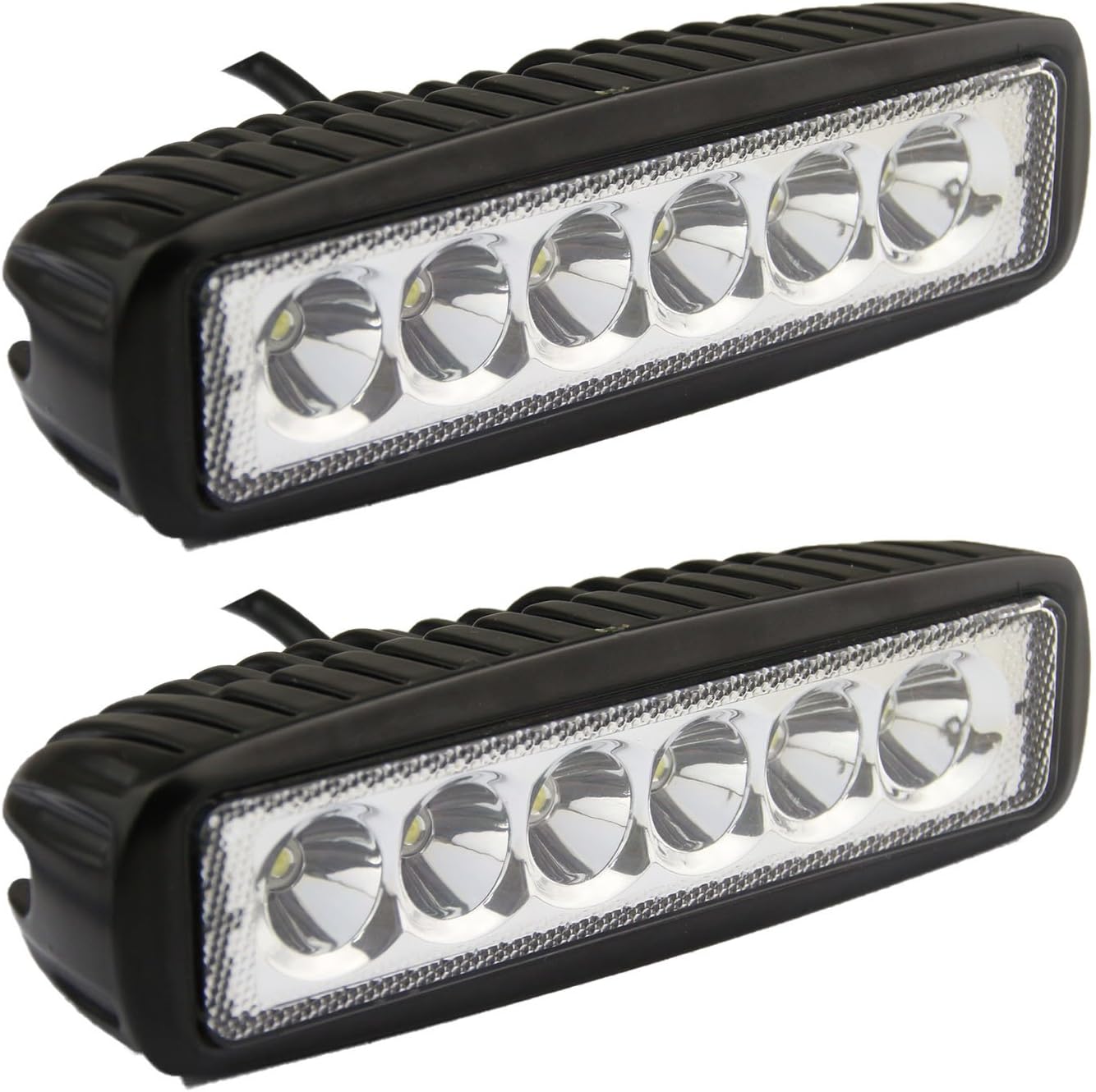 Senlips Led Light Bar 2PCS 18W Spot Led Fog Lights Off Road ATV Boat Trucks Waterproof Lights Led Driving Work Lamp for Vehicle Accessories