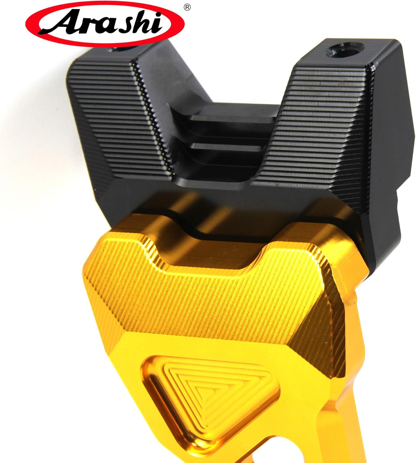 Arashi CNC Rear Footrests Foot Pegs Pedal for Yamaha YZF R6 YZF-R6 2006-2016 Motorcycle Replacement Accessories Passenger Footpegs Foot Rest Gold 2007 2008 2009 2010 2011 2012 2013 2014 2015
