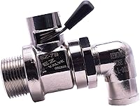 Vista 1 de EZ-7B (0.866 in-1.5) EZ Oil Drain Valve con extremo de manguera extraíble en forma de L (L-002) Combo