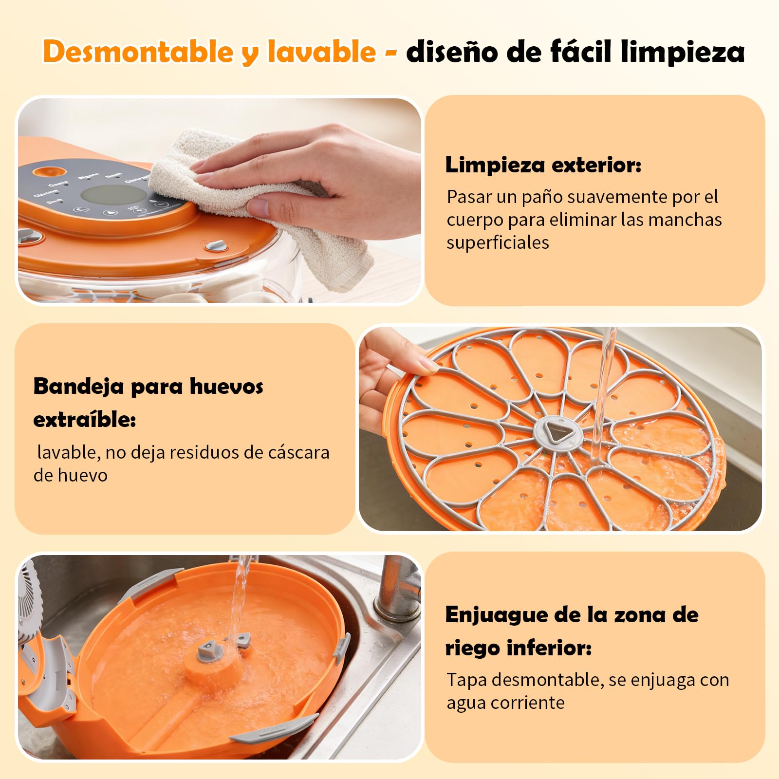 Incubadora Automática para 15 Huevos, Modelo Mejorado con Volteo Automático, Control de Humedad y Temperatura, y Luz de Mira para Patos, Gallinas, Gansos, Palomas y Codornices