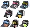 Baseball Cap Custom Embroidery Text Sport Ball Logo - Personalized Hat Baseball Football Softball Cap Customized Embroidered Hat for Women Men Unisex Black