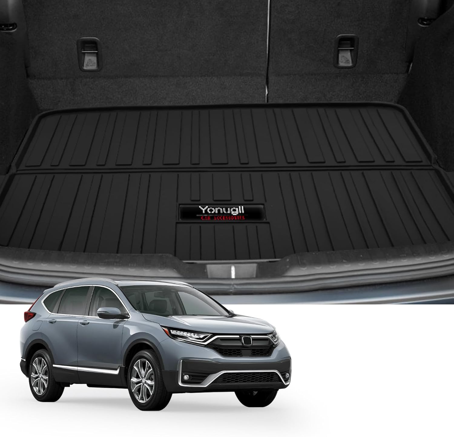 Custom for 2017-2022 Honda CRV Cargo Mats Trunk Liner All Weather TPE Protection Mat Accessories (for 2017-2022 Honda CR-V) - Image 3