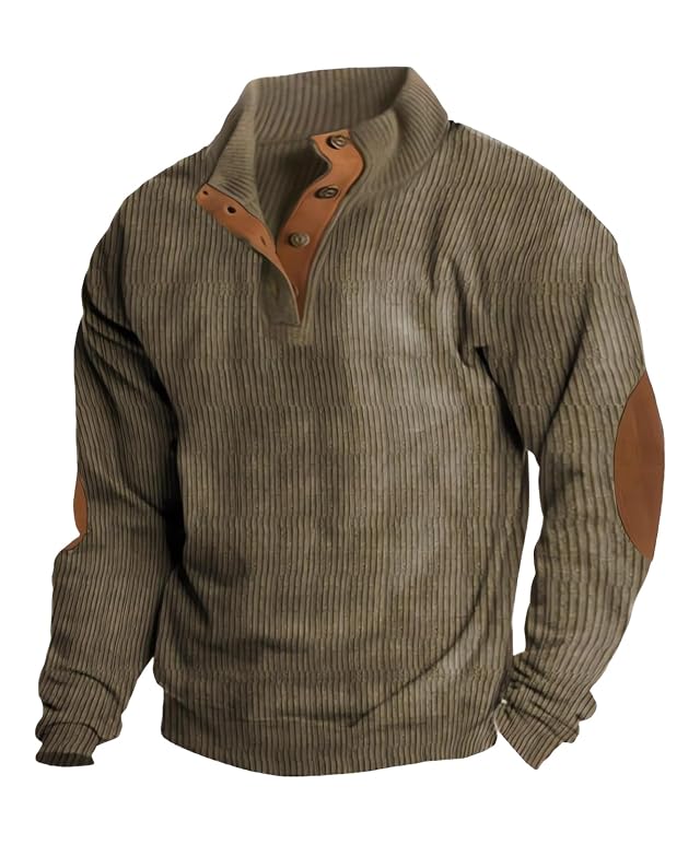 Western Sweatshirts for Men Aztec Retro Pullover Quarter Zip Sweatshirt Mens Stitching Color Fleece Sweatshirt