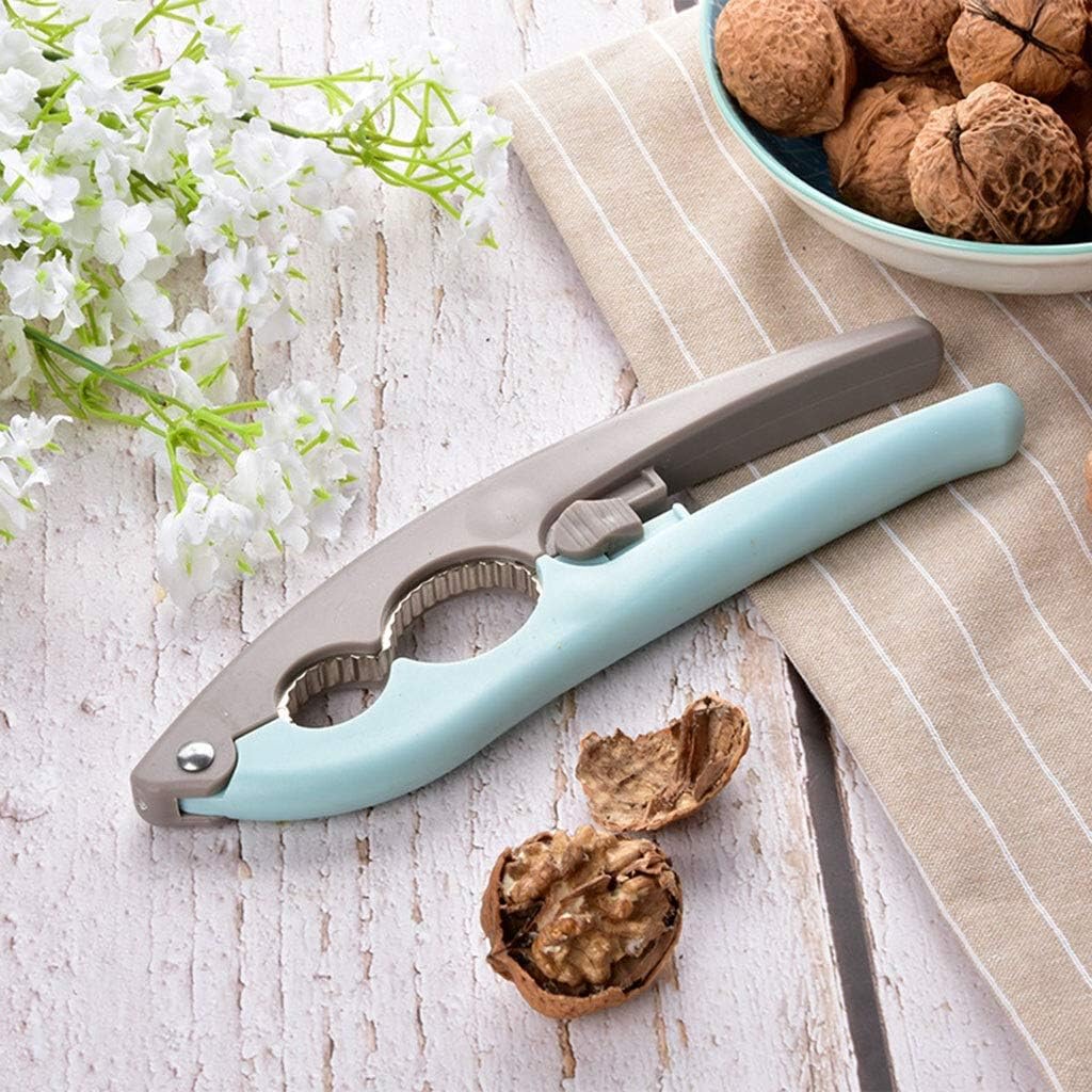 Nut Cracker Machine Walnut Pecan Opener Sheller Plier Clip Kitchen Gadget Nutcrackers/Walnut Cracker (Brass)