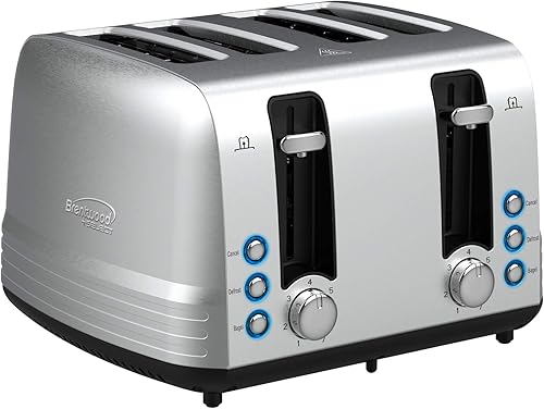 Brentwood Select TS-447S Tostadora estándar, metálica