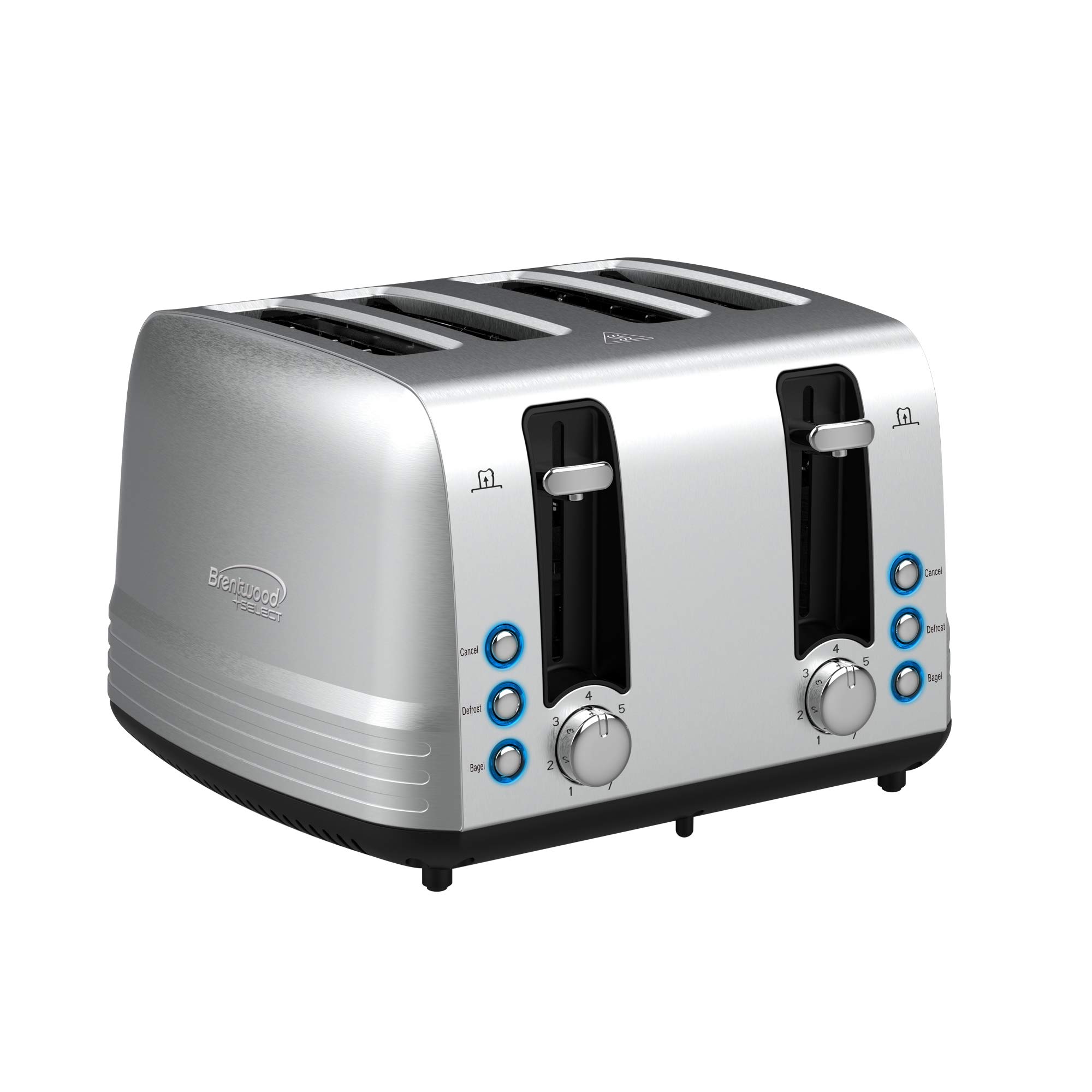Brentwood Select TS-447S Toaster, standard, Metallic