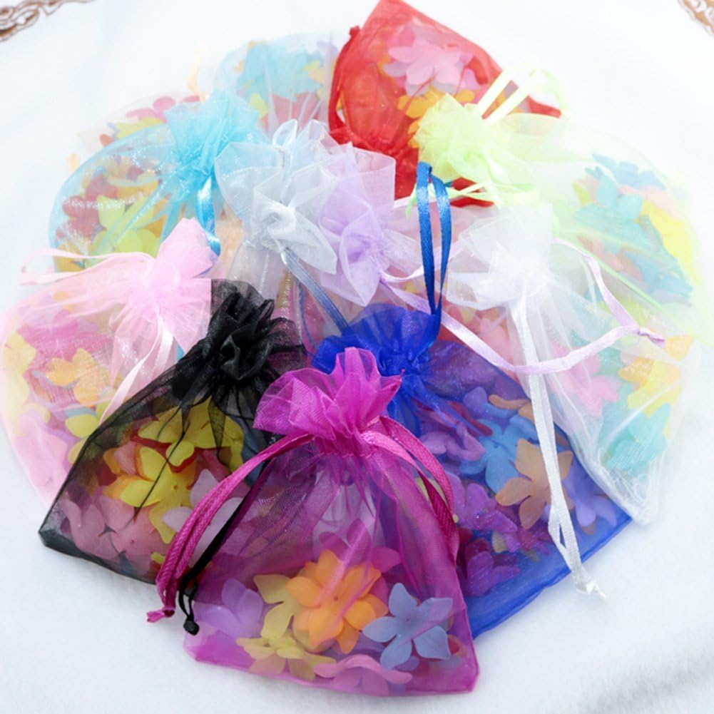 🛒 Crazy Deals Wuligirl 100PCS Organza Bag 4X6 Sheer Drawstring Jewelry Pouches Bags for Wedding Party Baby Shower(100 pcs Mix, 4X6) Limited Stock Wuligirl 100PCS Organza Bag 4X6 Sheer Drawstring Jewelry Pouches Bags for Wedding Party Baby Shower(100 pcs Mix, 4X6)
