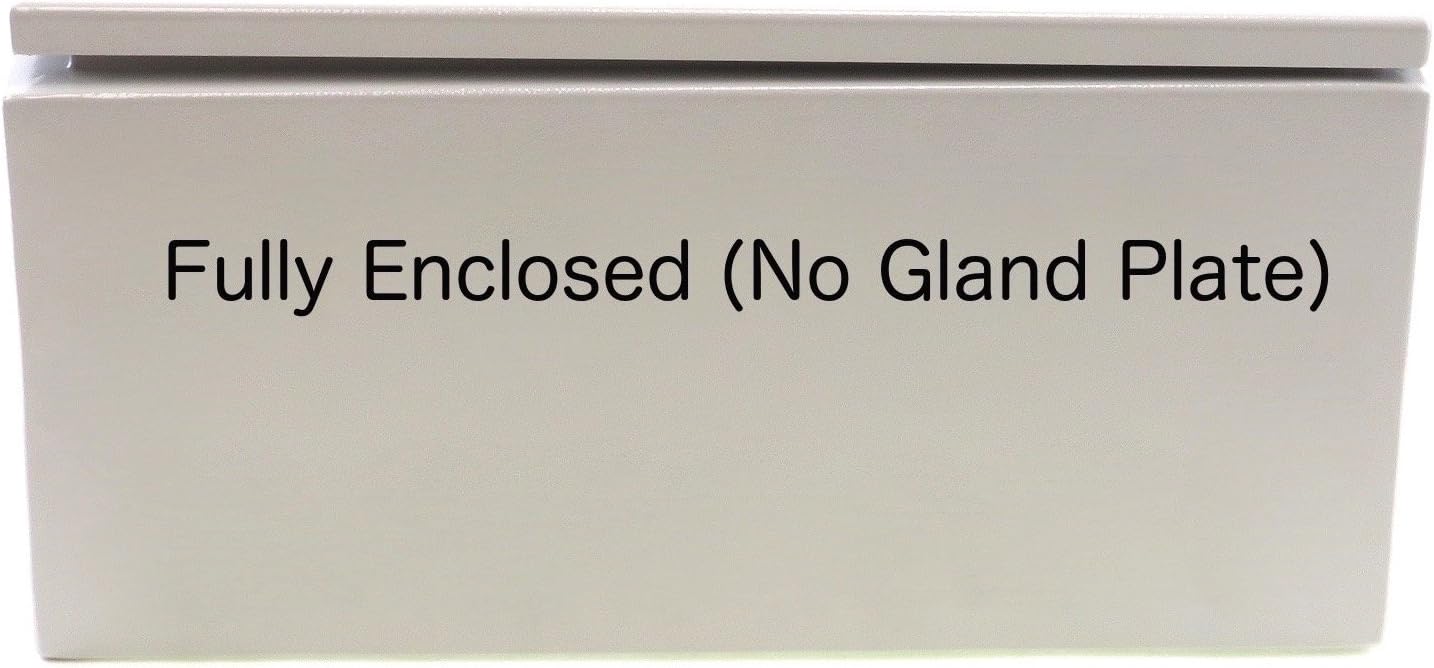 Bіg Sаlе Yuco YC-20X20X12-UL-FE Fully Enclosed (No Gland Plate) IP66 Enclosure, UL Certified, Nema Type 4, 16 Gauge, Single Door Hinge Cover, Wall-Mount, 2mm Galvanized Backplate (20 x 20 x 12)