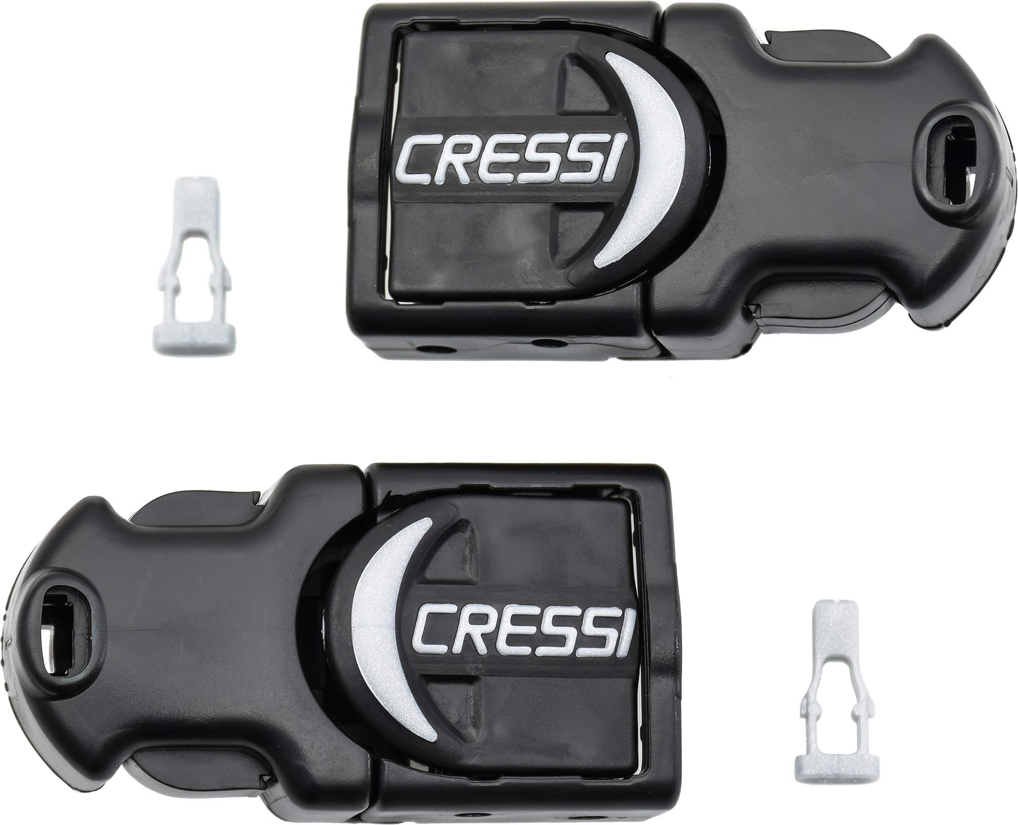Cressi Ricambi Buckles (coppia) per pinne da immersione