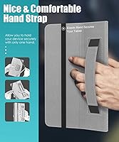 Vista 9 de MoKo - Funda compatible con la tablet Kindle Fire HD 8 y 8 Plus (10 generación, versión de 2020), funda de soporte plegable y diseño delgado