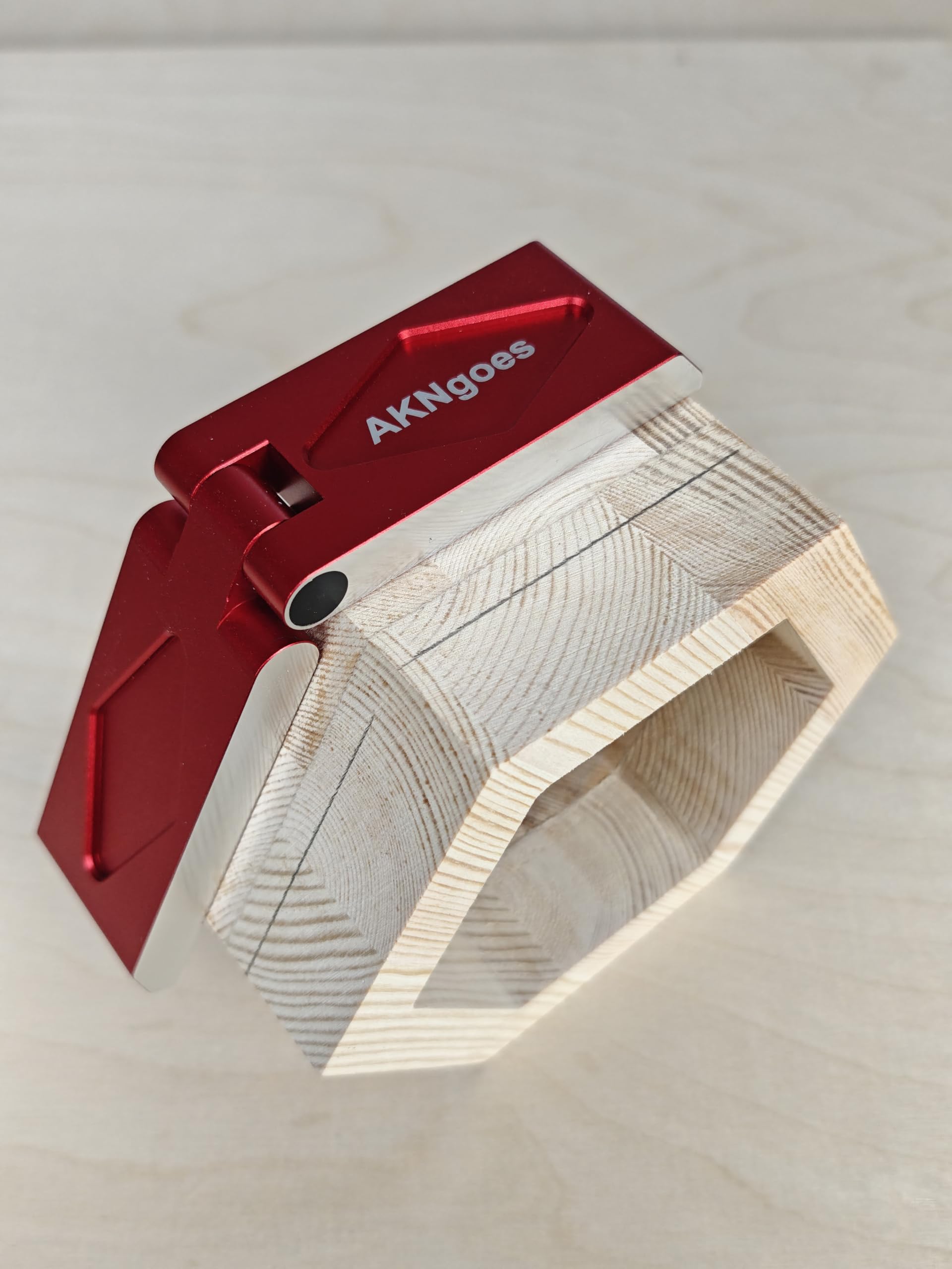 Holzbearbeitungs-Klappsattel, quadratisch, 17,8 cm, Transfer-Layout-Linien um Ecken, perfekt für Zapfen, Dübel, abgewinkelte Tischlerarbeiten, für Tischlerarbeiten, Layout- und Messwerkzeuge