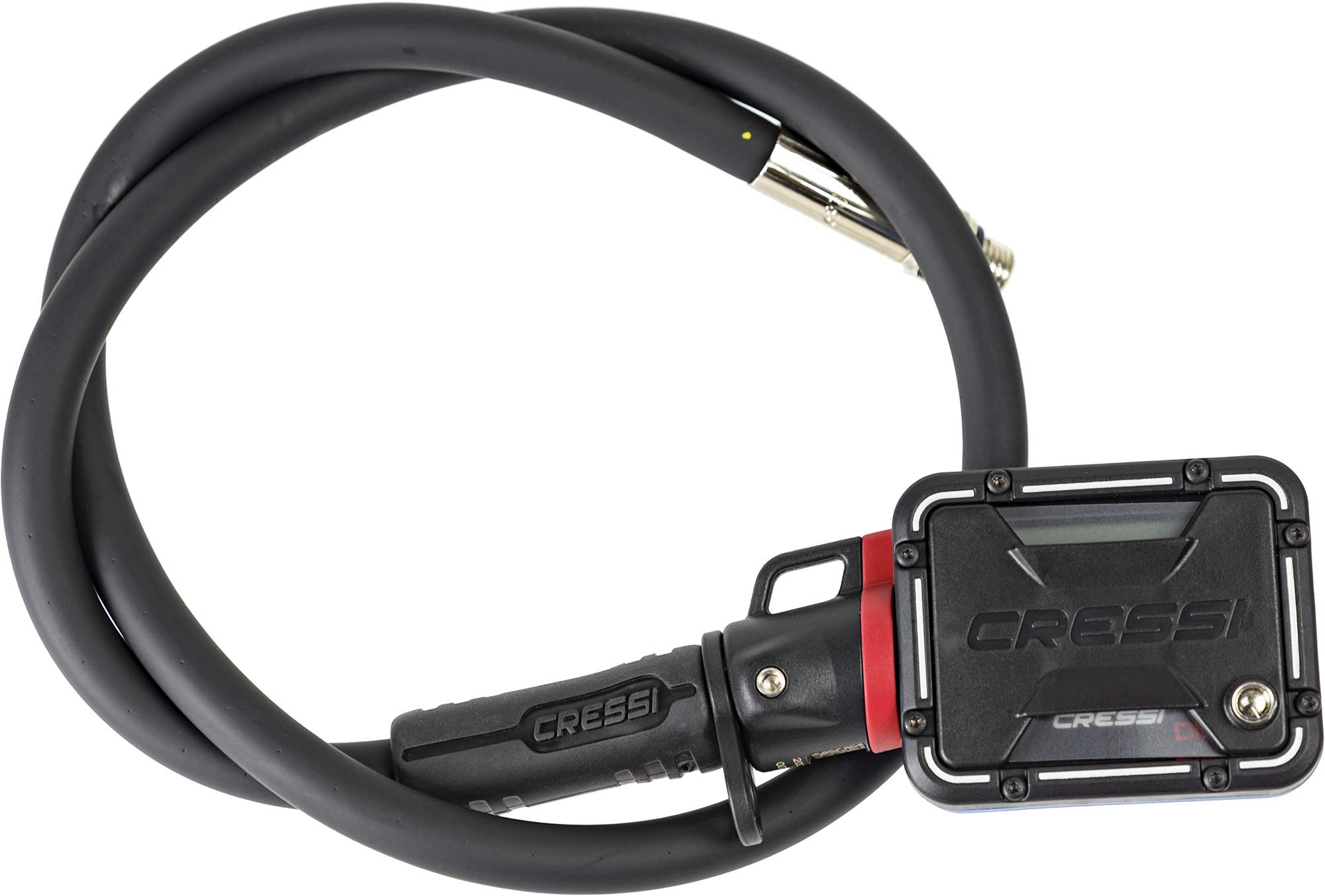 CRESSI - EKC 800058/391: CRESSI - EKC 800058/391 : manómetro, medidor de profundidad, termómetro, reloj de buceo digital DIGI 2 color rojo