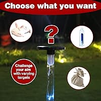 Vista 2 de Juegos al aire libre para adultos y familias y niños, juegos de limbo 2 en 1 con luz LED, perfectos para camping, playa, césped